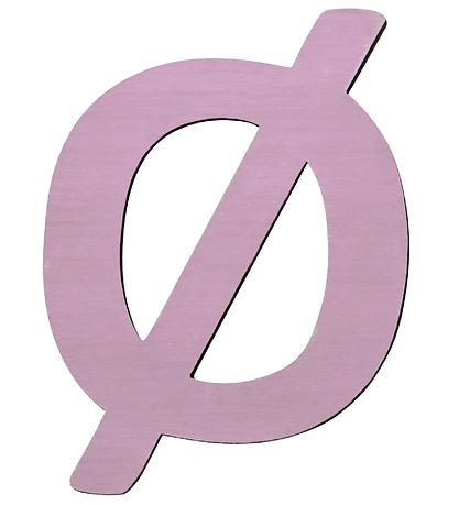 Sebra Träbokstäver - Ø - Pastell Flicka