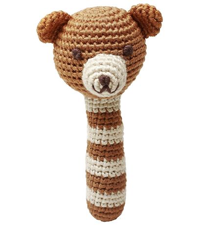 NatureZoo Rattle - Sir Bear - Light Brown/Ivory