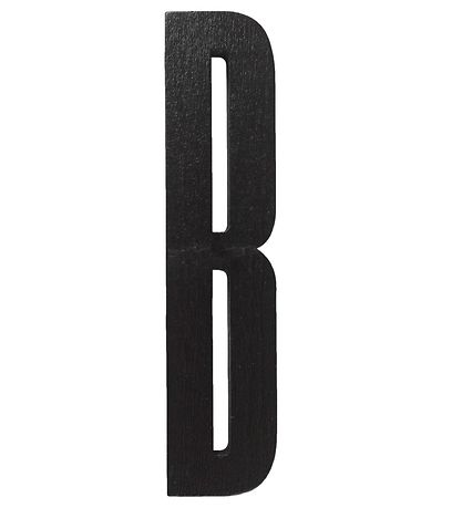 Design Letters Träbokstäver - B - Svart