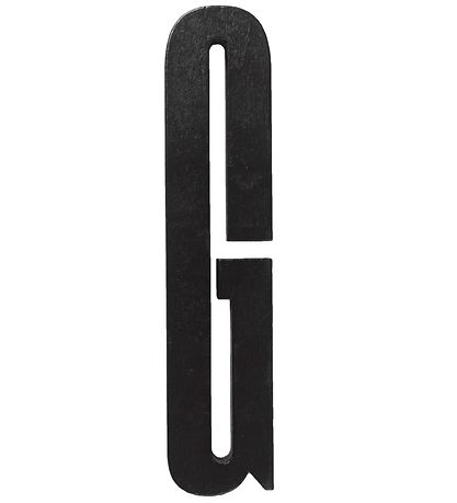 Design Letters Träbokstäver - G - Svart