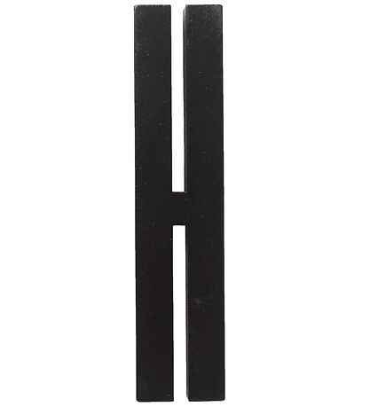 Design Letters Träbokstäver - H - Svart