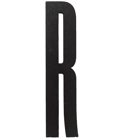 Design Letters Träbokstäver - R - Svart
