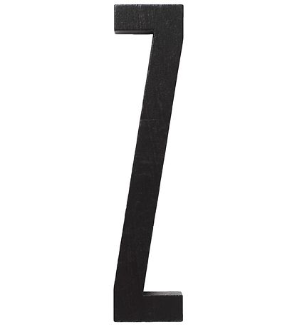 Design Letters Träbokstäver - Z - Svart