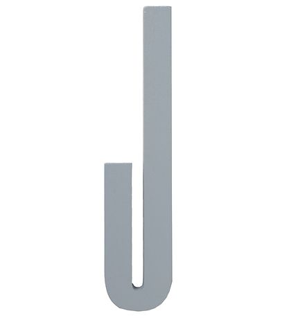 Design Letters Träbokstäver - J - Grå