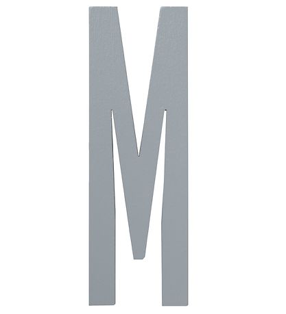 Design Letters Puiset kirjaimet - M - Harmaa