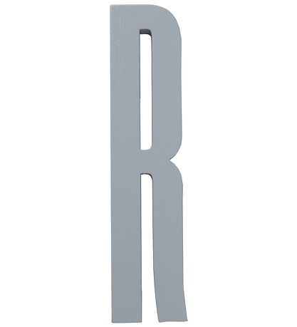Design Letters Träbokstäver - R - Grå