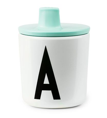 Design Letters Spout Lid - Turquoise