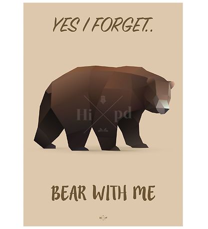 Hipd Plakater - 50x70 - Bear