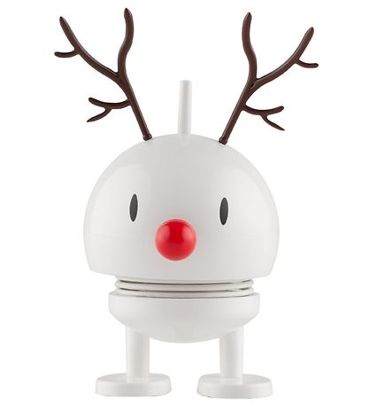Hoptimist Baby Bumble Reindeer - Thunder - 10 cm - White