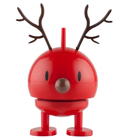 Hoptimist Baby Bumble Reindeer - Lightning - 10 cm - Red