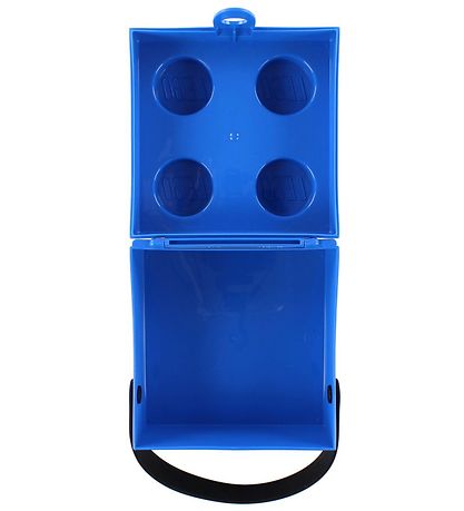 LEGO® Storage Lunchbox w. Handle - 4 Knobs - Blue