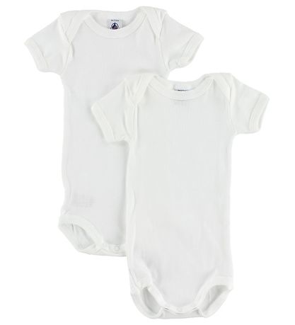 Petit Bateau Body - 2er-Pack - k/ä - Weiß