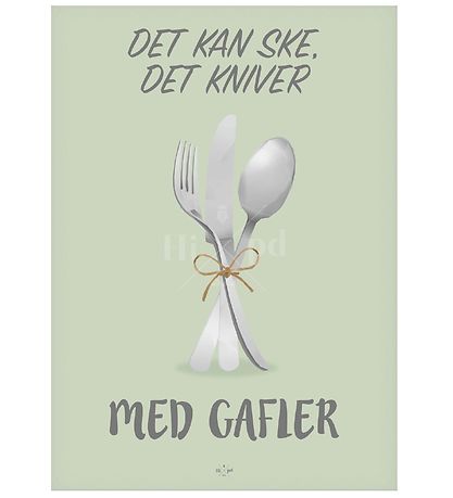 Hipd Plakater - A4 - Skeið það Hnífar, með gafflum!