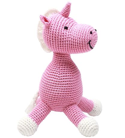 NatureZoo Soft Toy - 18 cm - Miss Unicorn - Pink