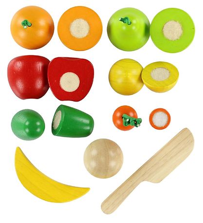 PlanToys Leikkiruoka - Hedelmät ja vihannekset