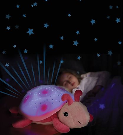 Cloud-B Night Lamp - Twilight Ladybug - 24 cm - Rose