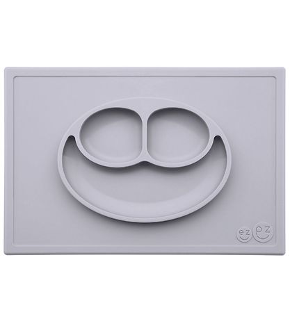 EzPz Happy Mat - Sílikon - Ljósgrátt