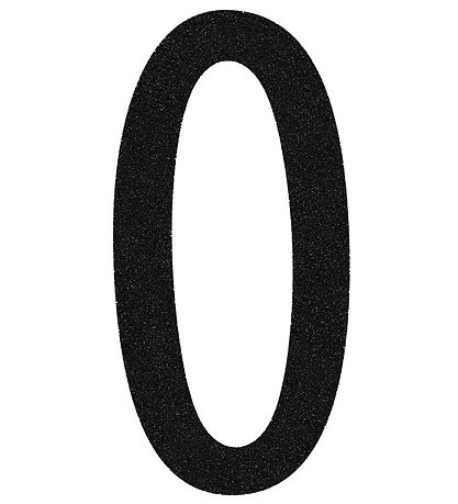 Thats Mine Numbers - 0 - Black Glitter