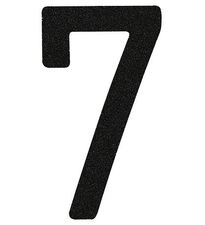 Thats Mine Numbers - 7 - Black Glitter