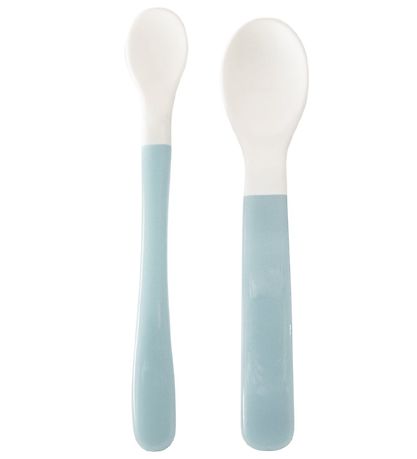 Oopsy Soft Spoons - 2er-Pack - Hellblau/Weiß