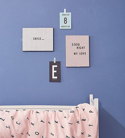 Design Letters Griffeltavla - A4 - Grå