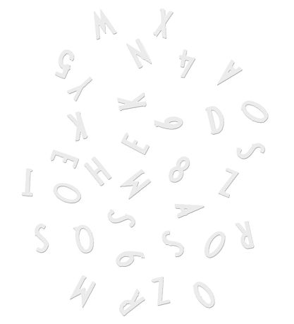 Design Letters Bokstäver - Vit