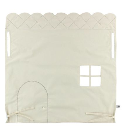 Loullou Poppenhuis tot Speelboog - Grijs/Creme