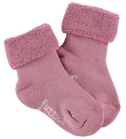 Fuzzies Frotte Sokkar - Bleikt
