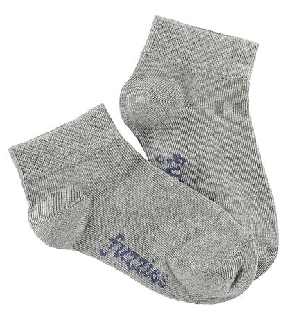 Fuzzies Socken - 2er-Pack - Graumeliert