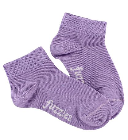 Fuzzies Ankelstrumpor - 2-pack - Lavendel