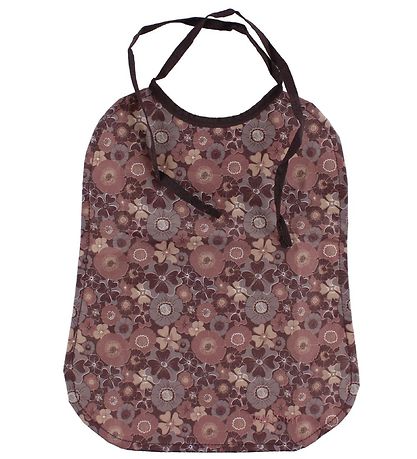 Smallstuff Haklapp - Långa - Mörklila m. Blommor