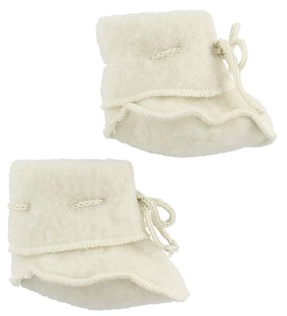 Engel Tofflor - Ull - Creme