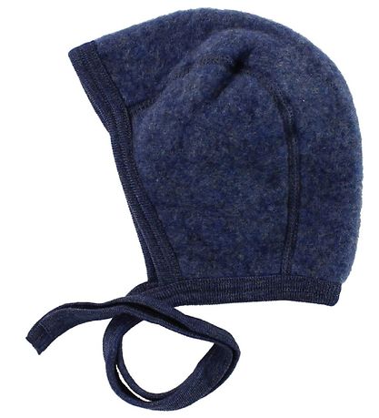 Engel Baby Hat - Wool - Blue Melange