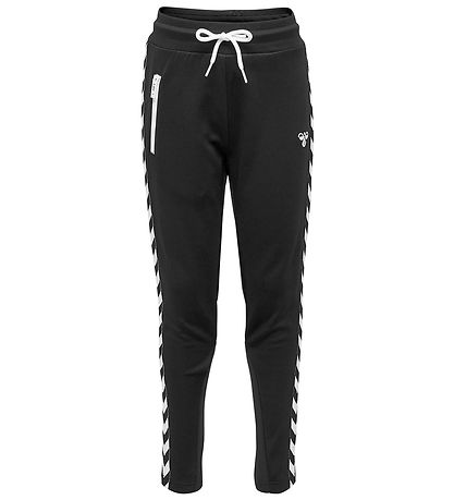 Hummel Buxur - HMLCactus - Svart M. Hvítt Sikk sakk mynstur