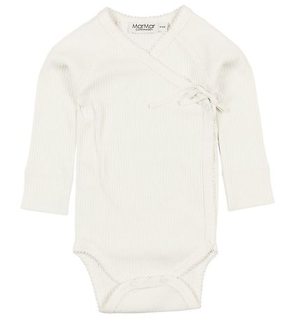 MarMar Wrap samfella L/æ - Rib - Modal - Offwhite