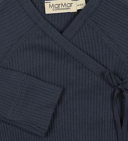 MarMar Wrap Bodysuit L/S - Navy