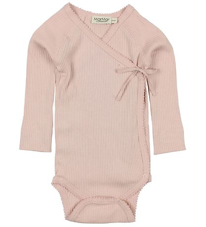MarMar Wrap samfella L/æ - Rib - Modal - Bleikt