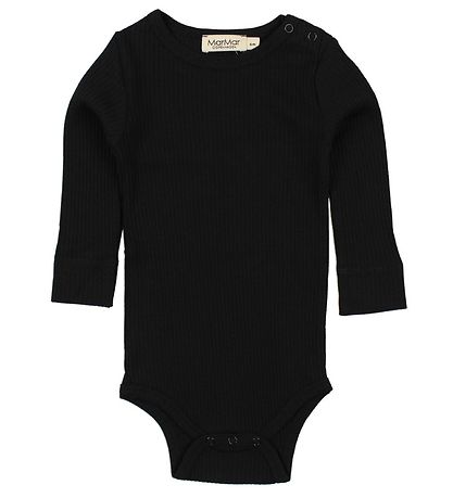 MarMar Samfella L/æ - Rib - Modal - Svart