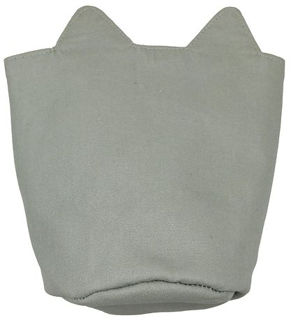 Fabelab Storage Bag - 16x10 - Cuddly Cat - Dark Grey