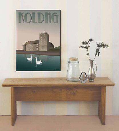 Vissevasse Veggspjald - 30x40 - Kolding - Koldinghus
