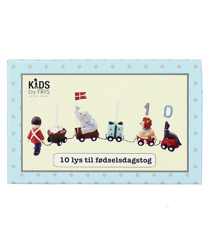 Kids by Friis Light - 10 pcs - 11 cm - Birthday Train