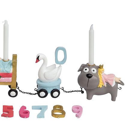 Kids by Friis Afmælislest - 45 cm - Ævintýri Stelpa