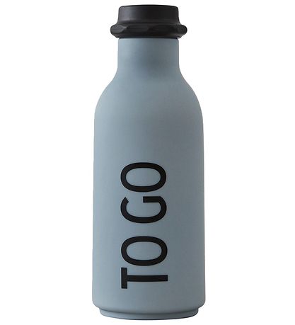 Design Letters Water Bottle - Grey w. To Go