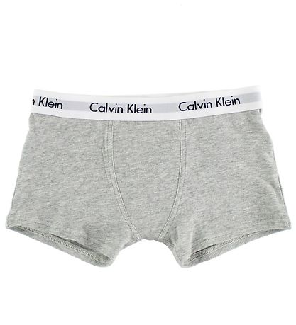 Calvin Klein Boxershorts - 2er-Pack - Grau Meliert/Weiß