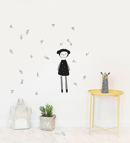 Fabelab Wallstickers - Dreamy Friendship Sheep - Black w. Sheep