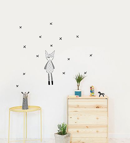 Fabelab Wallstickers - Dreamy Friend Pirate - Grár M. Sjóræningi