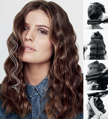 HH Simonsen Rod VS5 Deep Waver Curling Iron - Black