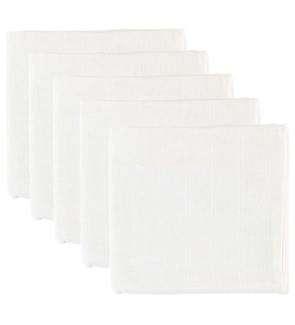 Oopsy Hydrofiele Doek - 5-pack - 70x70 - Wit