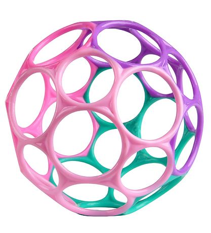 Oball Classic+ Bolti - 8 cm - Bleikt/Grænt/Fjólublátt/Bleikt