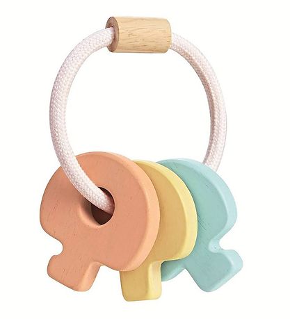 PlanToys Rattle - Key - Pastel